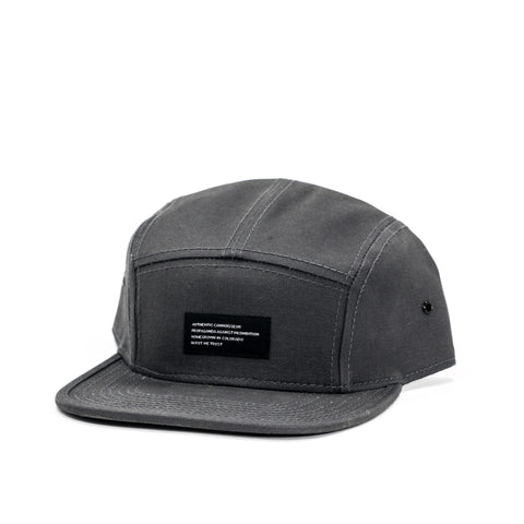 Cannoisseur® - 5 Panel Camp Hat (Grey)