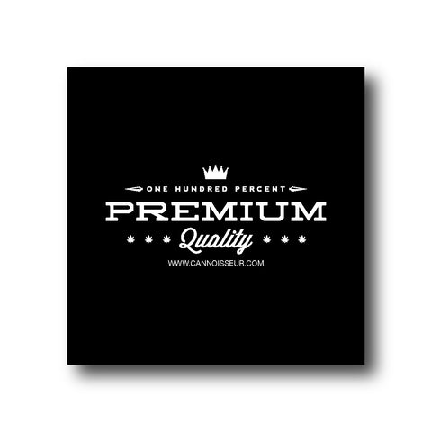 Cannoisseur® - One Hundred Percent Premium Quality Sticker