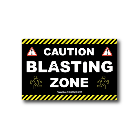 Cannoisseur® - Blasting Zone Sticker