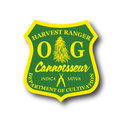 Cannoisseur® - Harvest Ranger Sticker